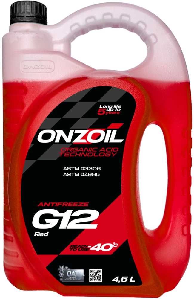 ONZOIL АNTIFREEZE G12 RED